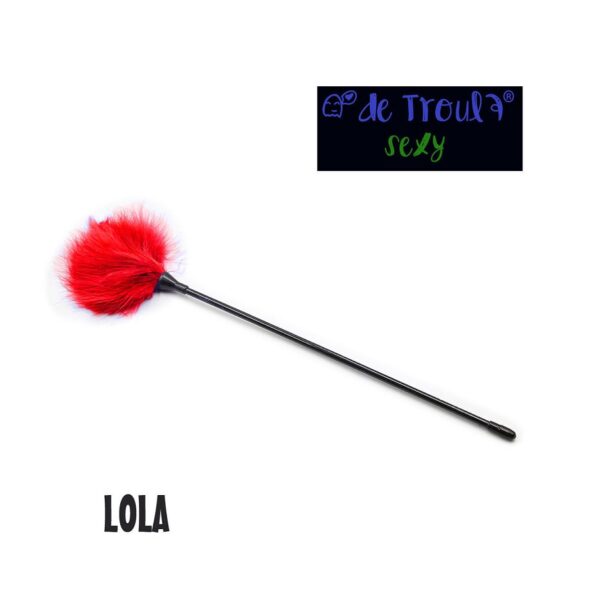 PLUMA LOLA 40 CM ROJO