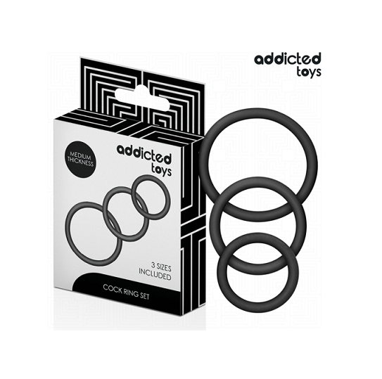 SET ANILLOS SILICONA ADDICTED 2