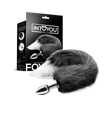 PLUG COLA ZORRO B-N INTOYOU
