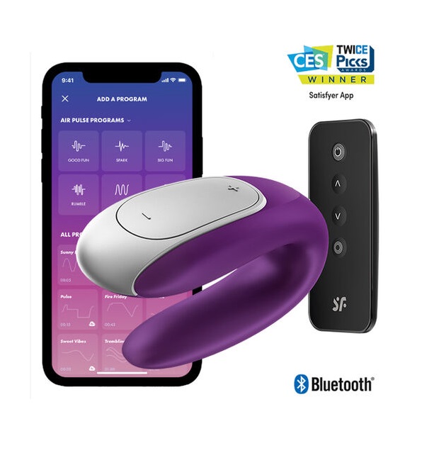 SATISFYER DOUBLE FUN LILA - Imagen 2