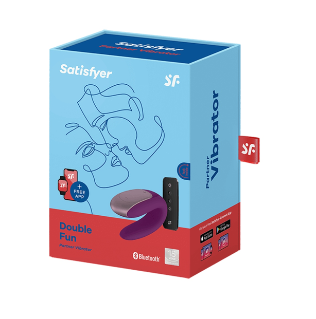 SATISFYER DOUBLE FUN LILA