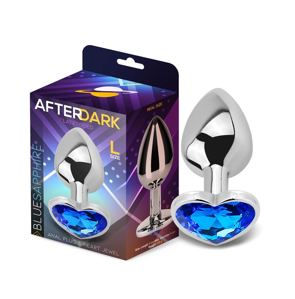 PLUG JOYA AFTERDARK CORAZON L AZUL