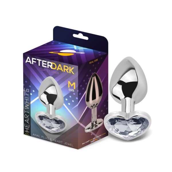 PLUG JOYA AFTERDARK CORAZON M TRANSPARENTE