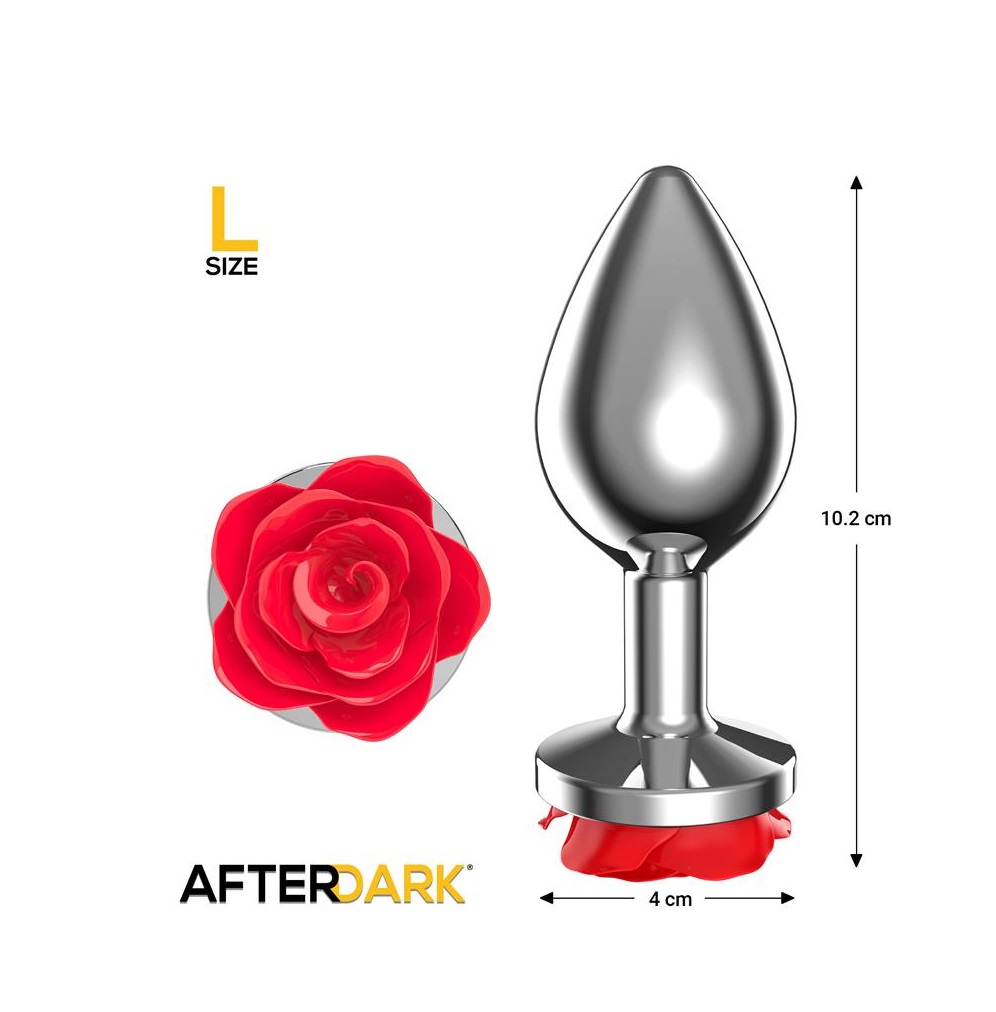 PLUG JOYA AFTERDARK ROSA ROJA L - Imagen 2