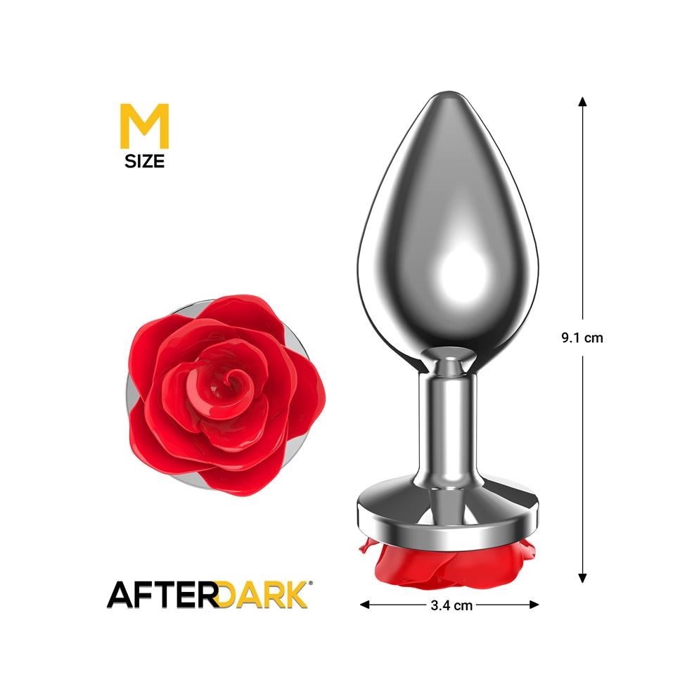 PLUG JOYA AFTERDARK ROSA ROJA M - Imagen 2