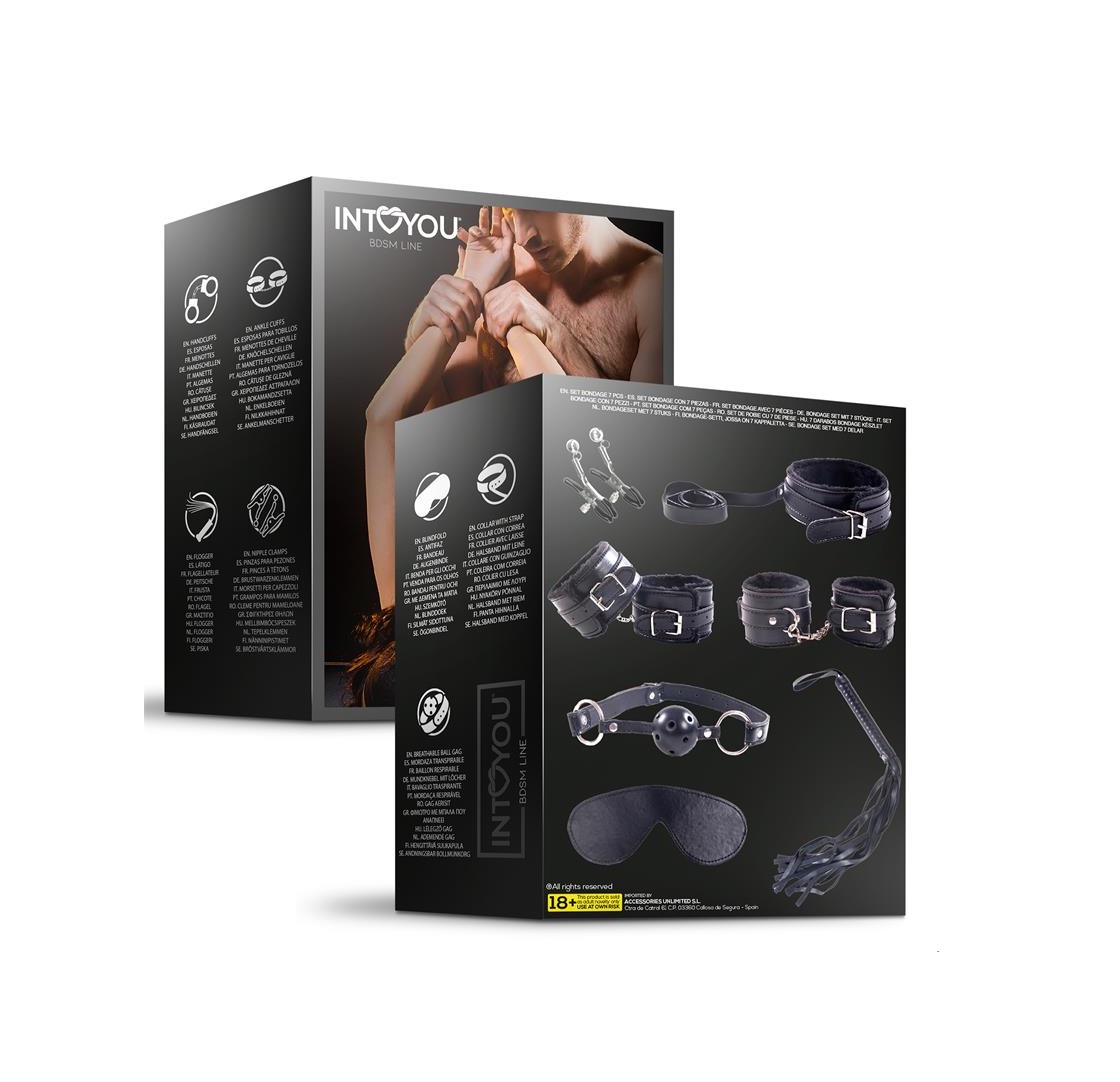 FURRY SET 7 PZAS BONDAGE INTOYOU