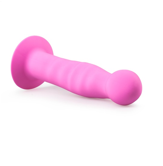 RIBBED DONG ROSA 14,2 CM - Imagen 3