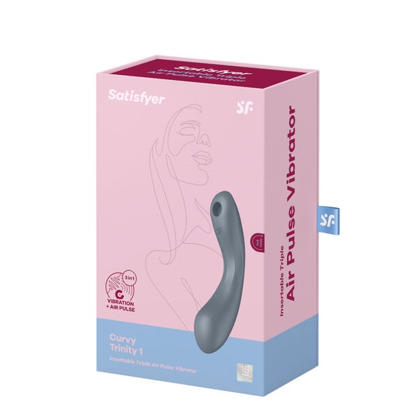 SATISFYER CURVE TRINITY 1 GRIS - Imagen 3